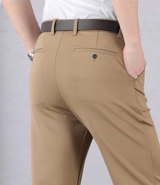Winter Trousers - Water-Resistant Nylon-Spandex Chinos