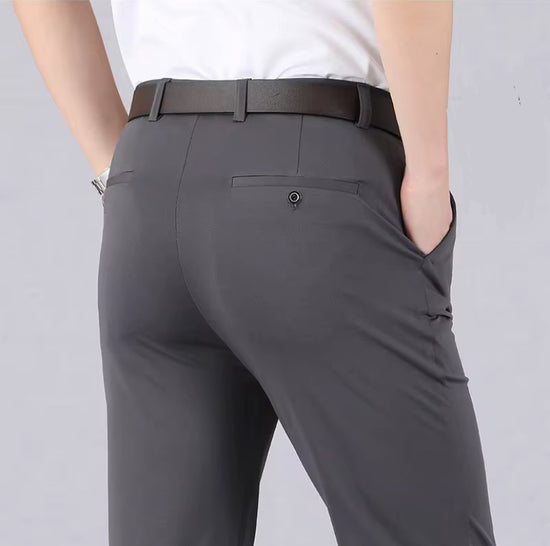 Winter Trousers - Water-Resistant Nylon-Spandex Chinos