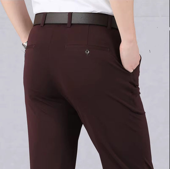 Winter Trousers - Water-Resistant Nylon-Spandex Chinos