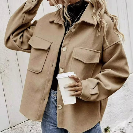 Katoenen Comfy Jacket met 4-Knopsluiting voor Elke Outfit