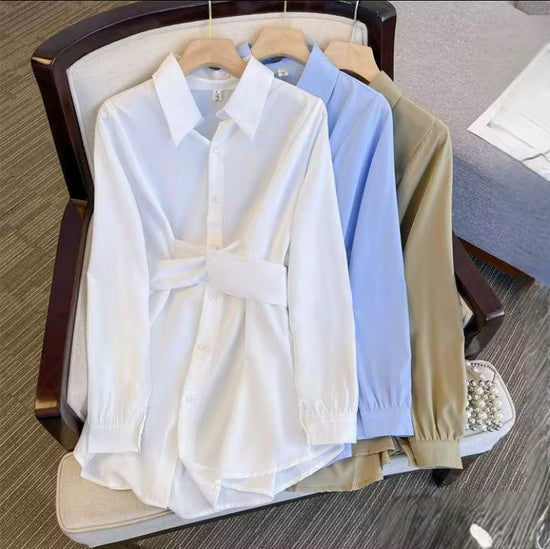 Damesblouse met Strik - Elegante en Tijdloze Stijl
