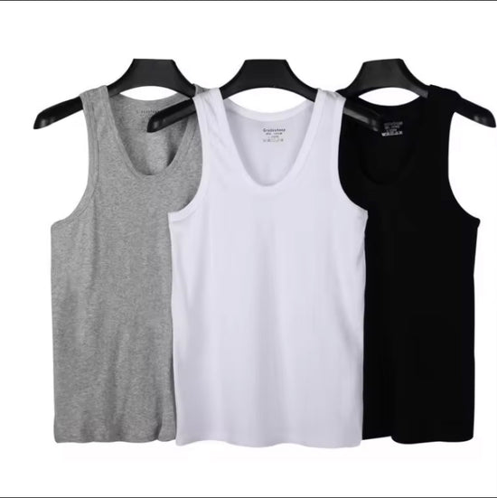 Vintage Heren Casual Slim Fit Mouwloze Tanktop - Lente/Zomer