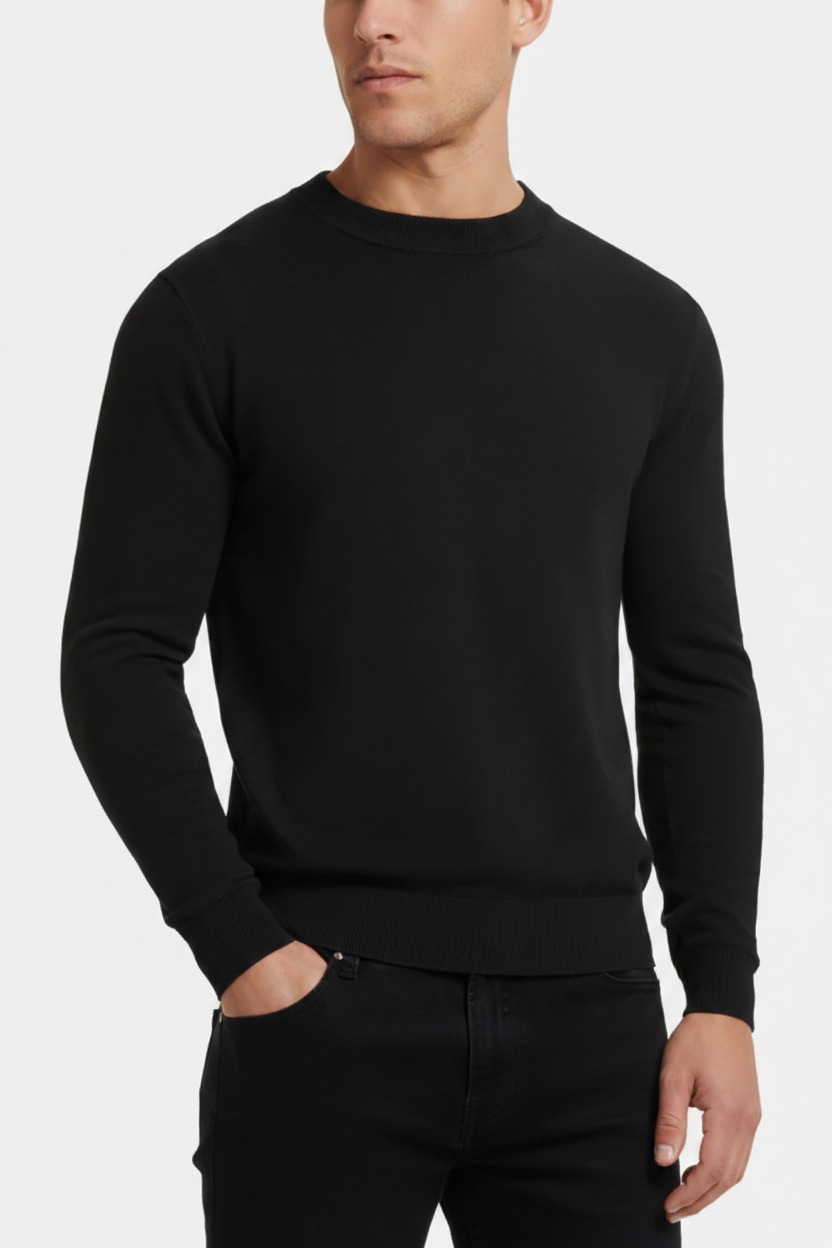 Black Knit Sweater