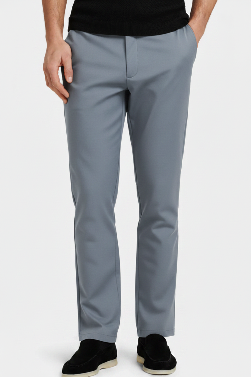 Broek lichtblauw grijs