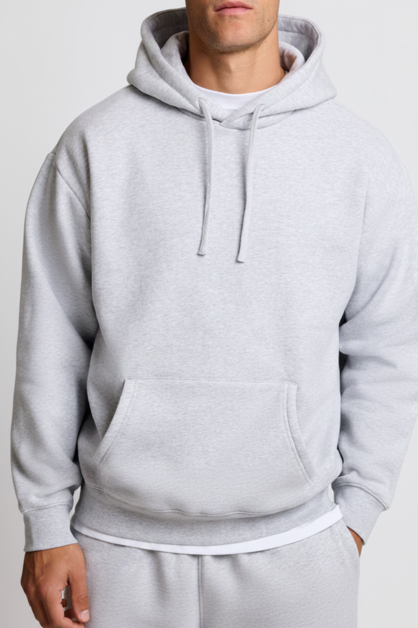 Gray Hoodie Clean Background