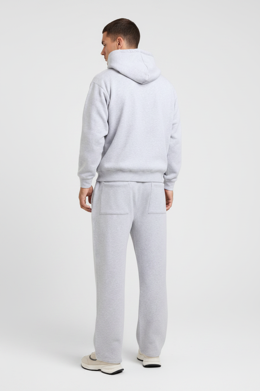 Gray Tracksuit Back View