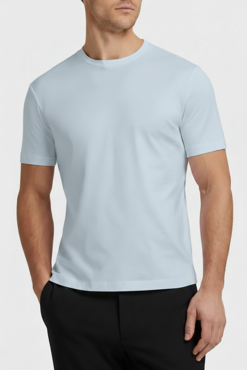 Ice Blue T-shirt – Close-up