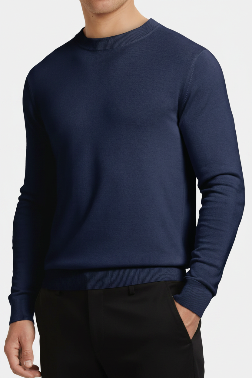 Navy Knit Sweater v2