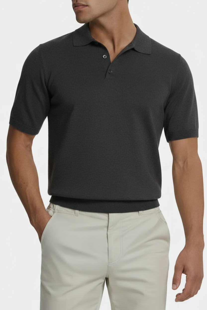 Polo donkergrijs